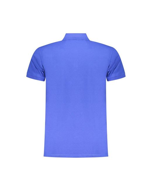 Iceberg Blue Cotton Men Polo Shirt for men