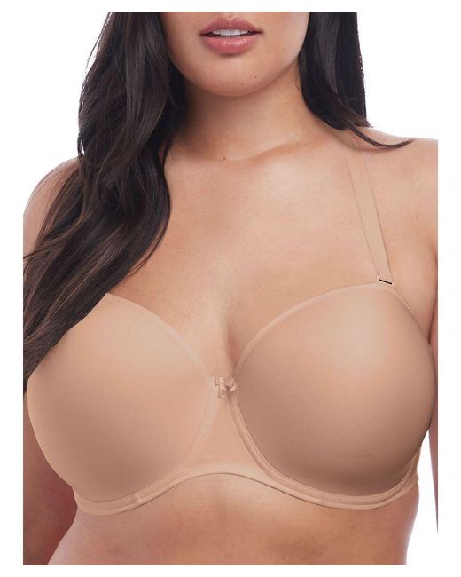 Elomi Brown Smooth Moulded Strapless Bra