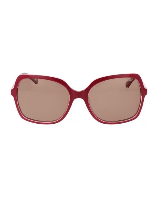 Skechers Red Se6293 5972H 59 72H Sunglasses