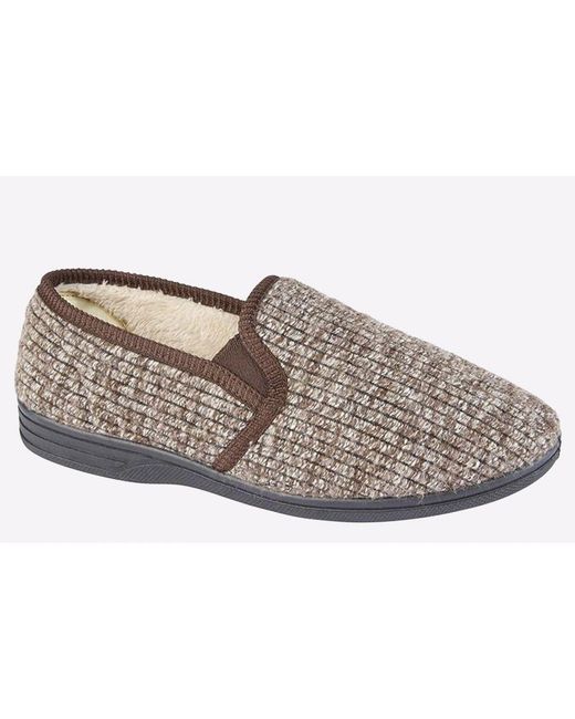 Zedzzz Gray Keith Thermal Slippers for men