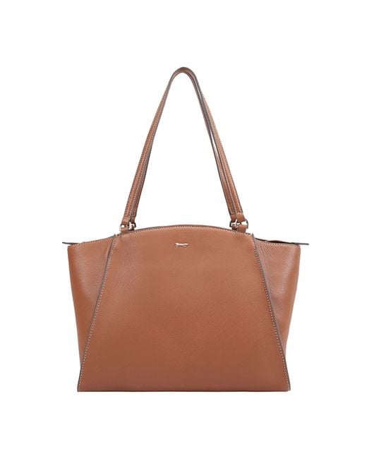 Paul Costelloe Brown Nemuna Shoulder Bag
