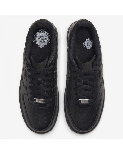 Nike Black Ladies Air Force 1 '07 Trainers
