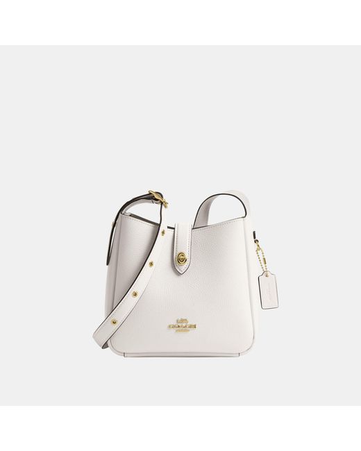 COACH White Hadley Mini Crossbody