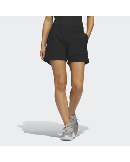 Adidas Originals Blue Pintuck 5-Inch Pull-On Golf Shorts