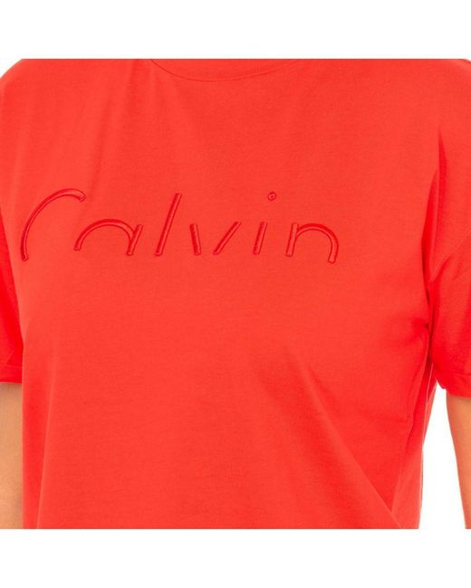 Calvin Klein Red Short Sleeve T-Shirt