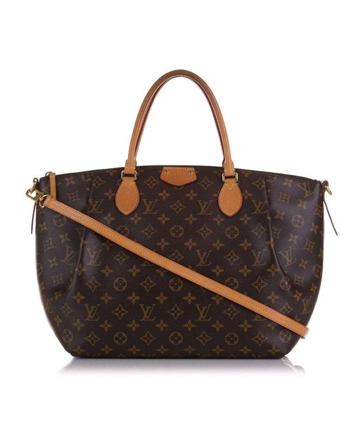 Pre-owned Louis Vuitton Fabric Handbag In Brown