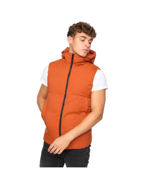 Crosshatch Hanjo Gilet (rood) in het Orange voor heren