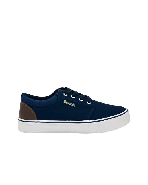 Bench Blue Donnie Canvas Trainers for men