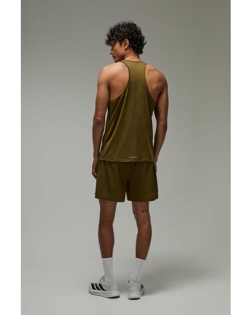 BoohooMAN Green Common Pace Running Vest for men