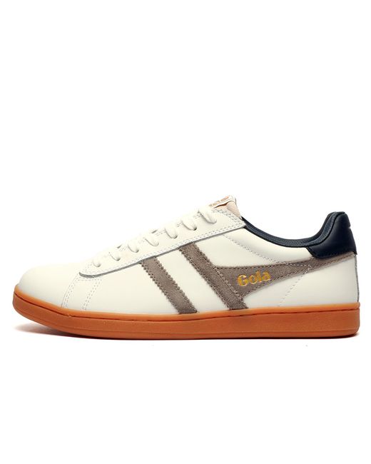 Gola Black Classics Equipe Ii Leather Trainers for men