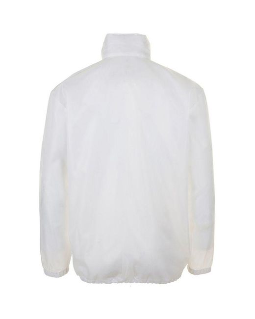 Sol's White Shift Showerproof Windbreaker Jacket