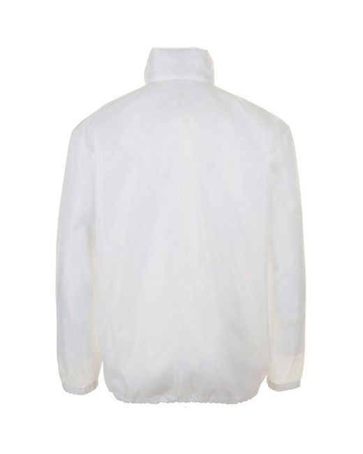 Sol's White Shift Showerproof Windbreaker Jacket