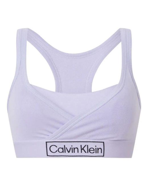 Calvin Klein Purple 000Qf6752E Reimagined Heritage Maternity Bralette