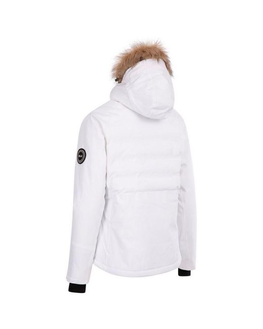Trespass White Ladies Gaynor Dlx Ski Jacket