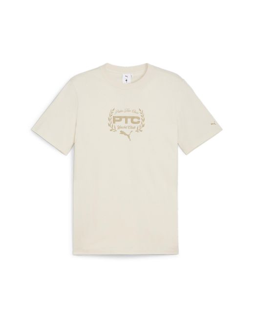 PUMA White X Palm Tree Crew Graphic T-Shirt for men