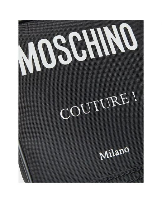 Moschino Accessoires Milano Cross Body Bag In Zwart in het Black voor heren