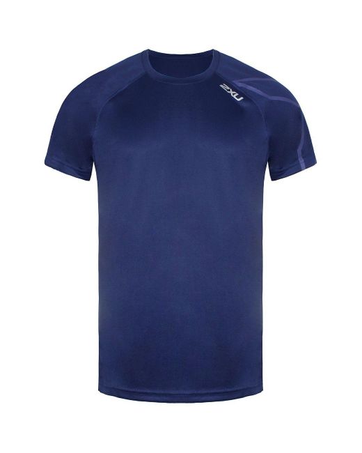 2xu Blue Bsr Active T-Shirt for men