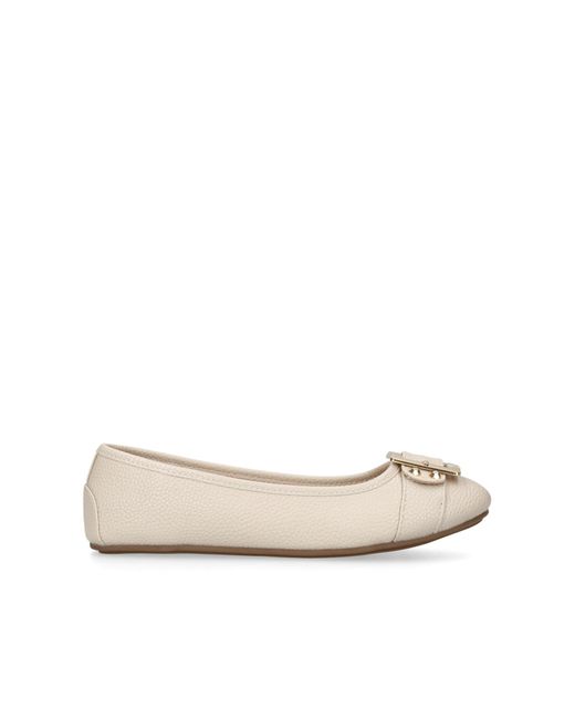 Carvela Kurt Geiger White Mission 2 Ballet Flats