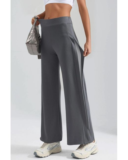 Hiccup Black Modal Touch Stripe Detail Pants