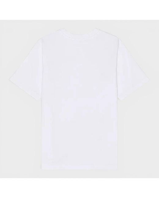 Casablanca White Triomphe D' Printed T-Shirt Cotton for men