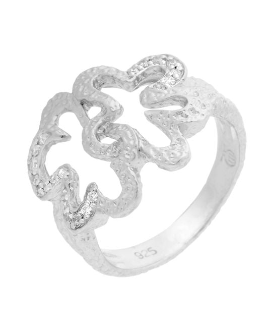 Orphelia Metallic 925 Sterling Ring
