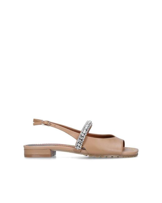 Kurt Geiger Natural Leather Princely Sandals Leather