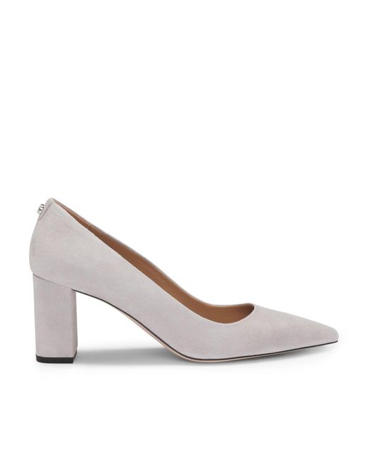 Boss Gray Janet Suede Pumps