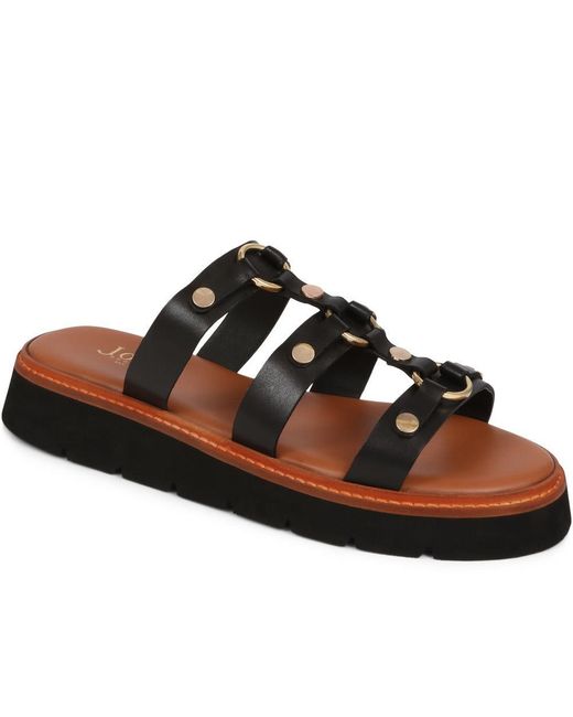 Jones Bootmaker Brown Harlee Leather Mules