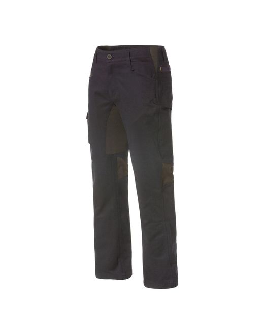 Caterpillar Gray Operator Flex Work Trousers for men