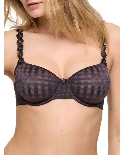 Marie Jo Black Avero Non Padded Full Cup Seamless Bra Sweet Chocolate