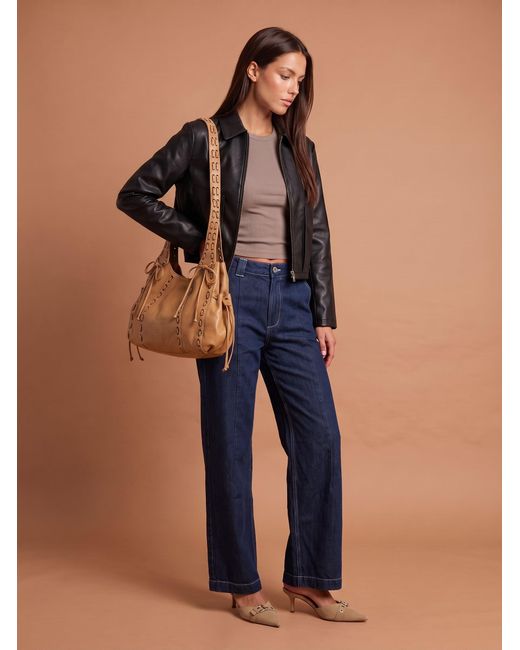 Urban Bliss Blue Pu Straight Jacket