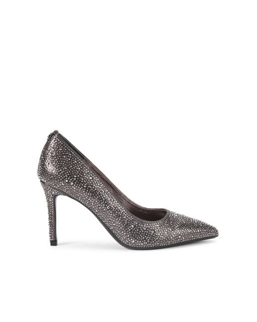 Carvela Kurt Geiger Gray Casella Heatseal Court Heels