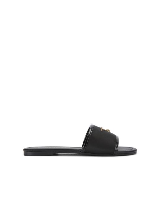 Kurt Geiger Black Portobello Flat Sdl Sandals