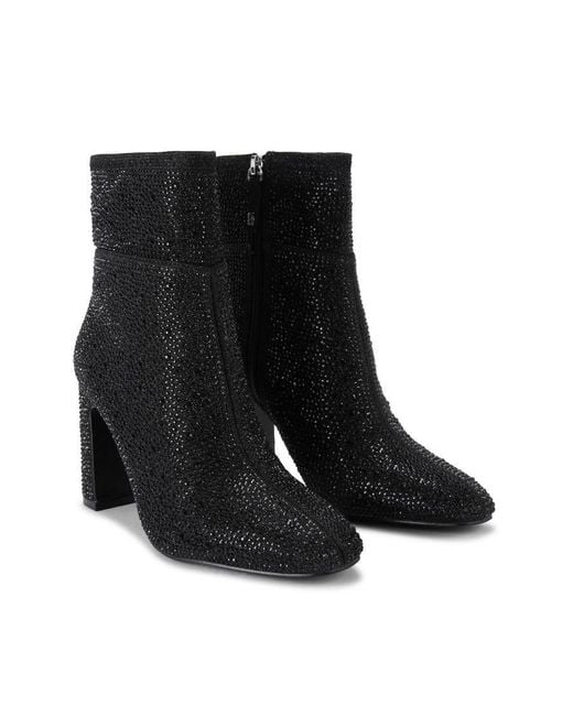 KG by Kurt Geiger Black Shay Gem Boots