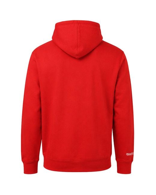 Mitchell & Ness Red Nba Chicago Bulls Hoodie for men