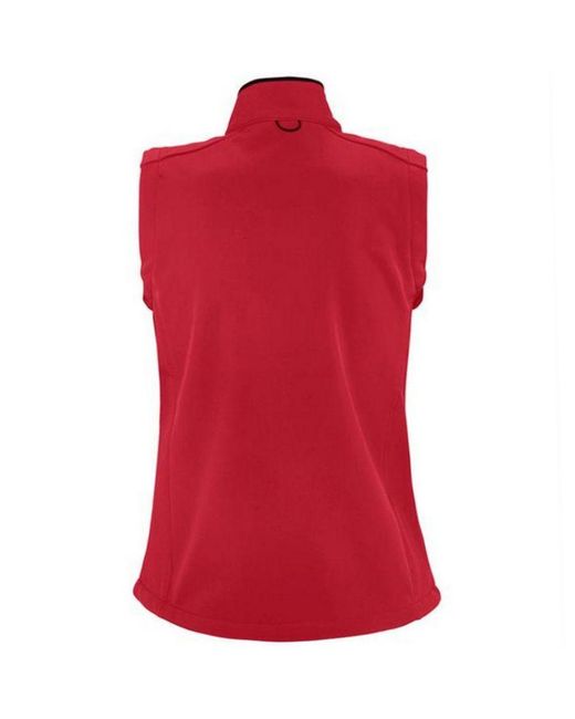 Sol's Red Ladies Rallye Soft Shell Bodywarmer Jacket