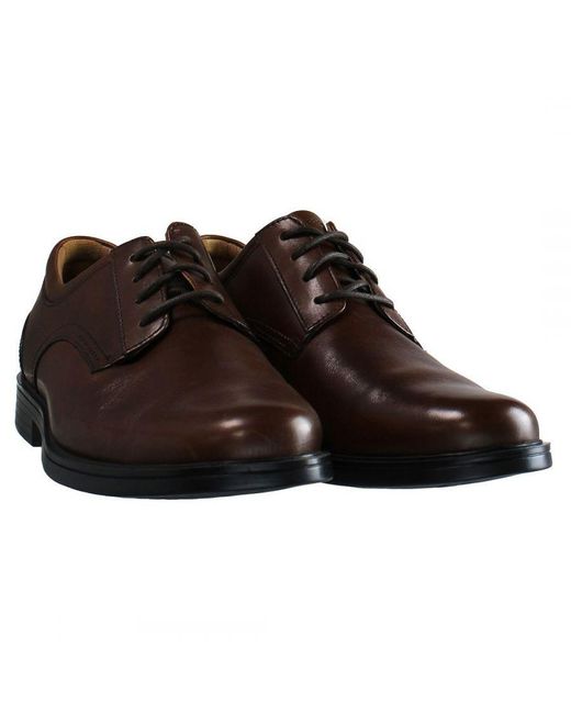Clarks Brown Un Aldric Shoes Leather for men