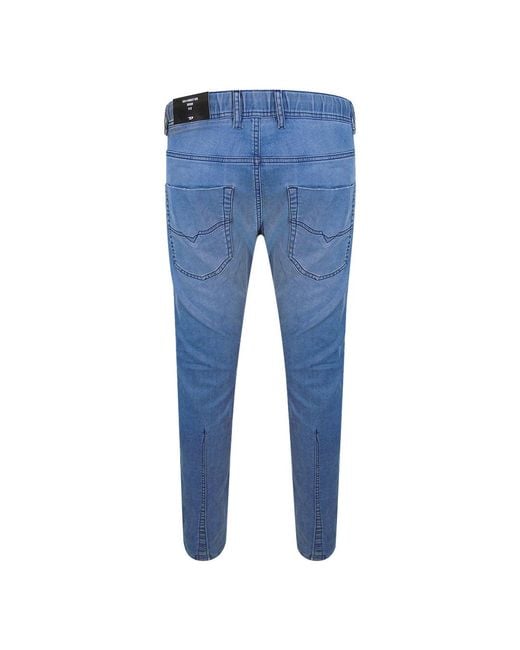 DIESEL Blue Krooley-Ne Jeans Lyocell for men