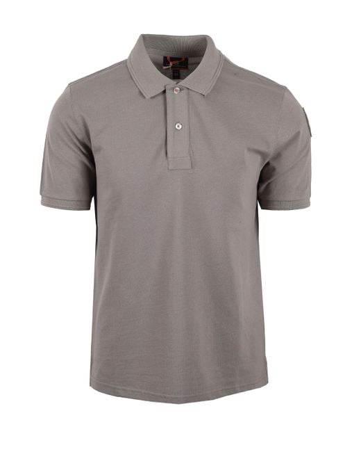 Parajumpers Gray Gangapuma Polo Shirt Nowhere for men