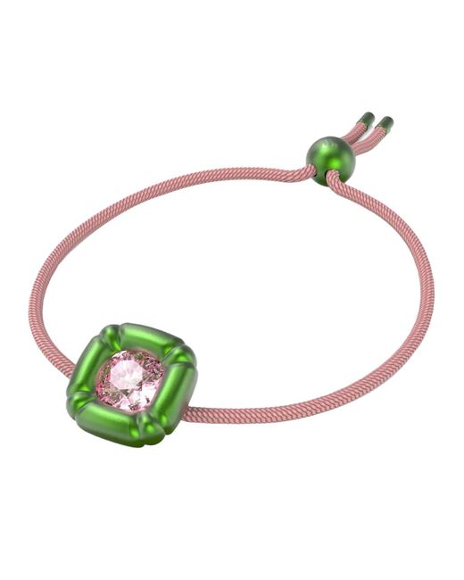 Swarovski Green Dulcis Bracelet, Cushion-Cut Crystals 5613643