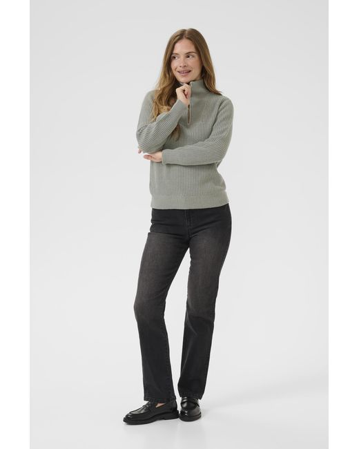 Kaffe Pullover Kalioa Loose Fit in het Gray
