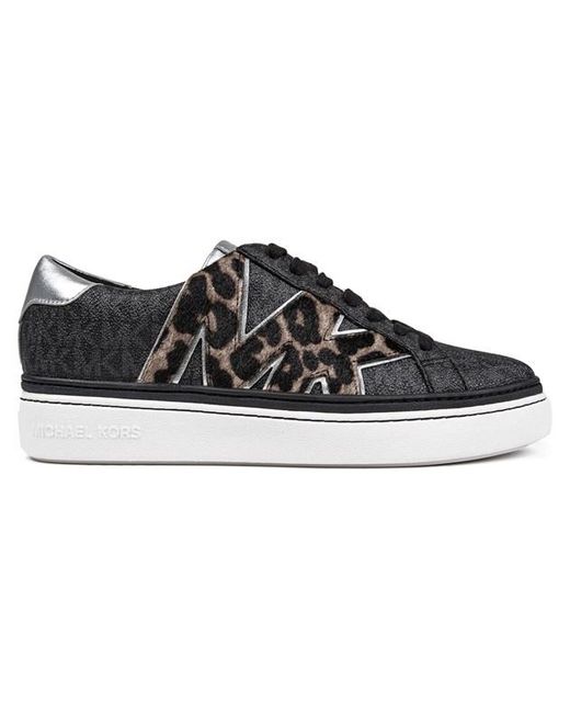 Michael Kors Black Chapman Lace Trainers