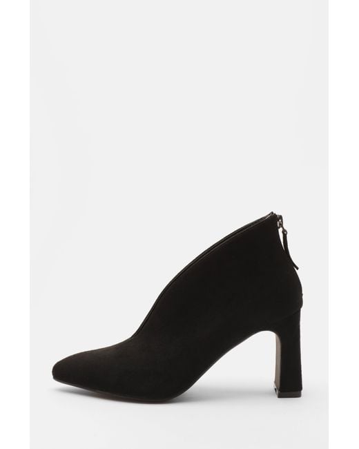 Quiz Black Block Heel Shoes Boots