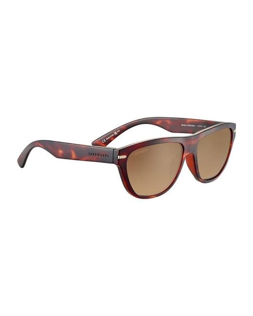 Serengeti Brown Ss601002-S 57 Pancho Sunglasses