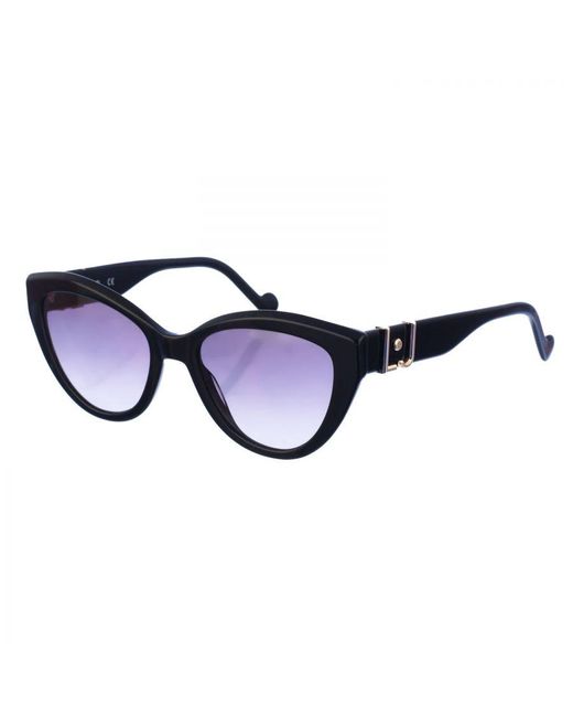 Liu Jo Blue Butterfly-Shaped Acetate Sunglasses Lj760S