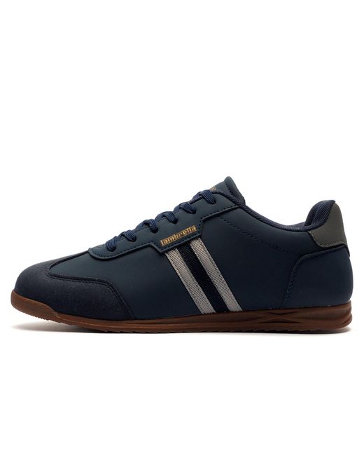 Lambretta Blue Tackle Trainers for men