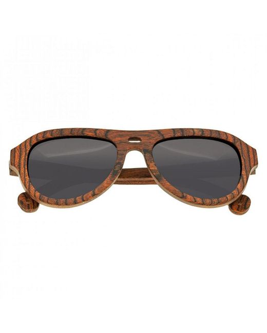 Spectrum Brown Stroud Wood Polarized Sunglasses