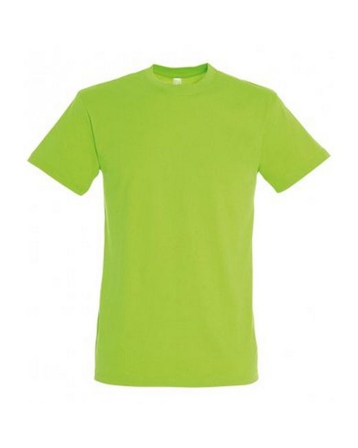 Sol's Green Regent Short Sleeve T-Shirt (Lime) for men