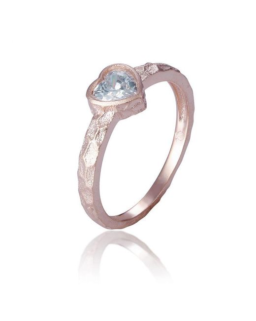 Orphelia Metallic 'Nora' 925 Sterling Set: Necklace + Ring