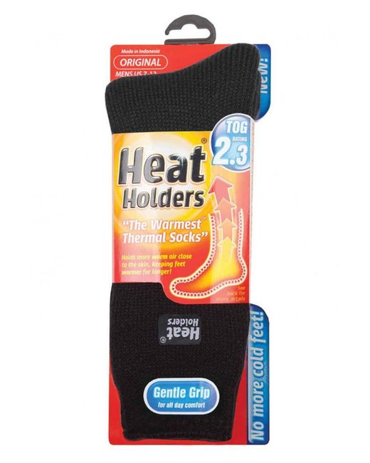 Heat Holders Black Original Thermal Socks for men
